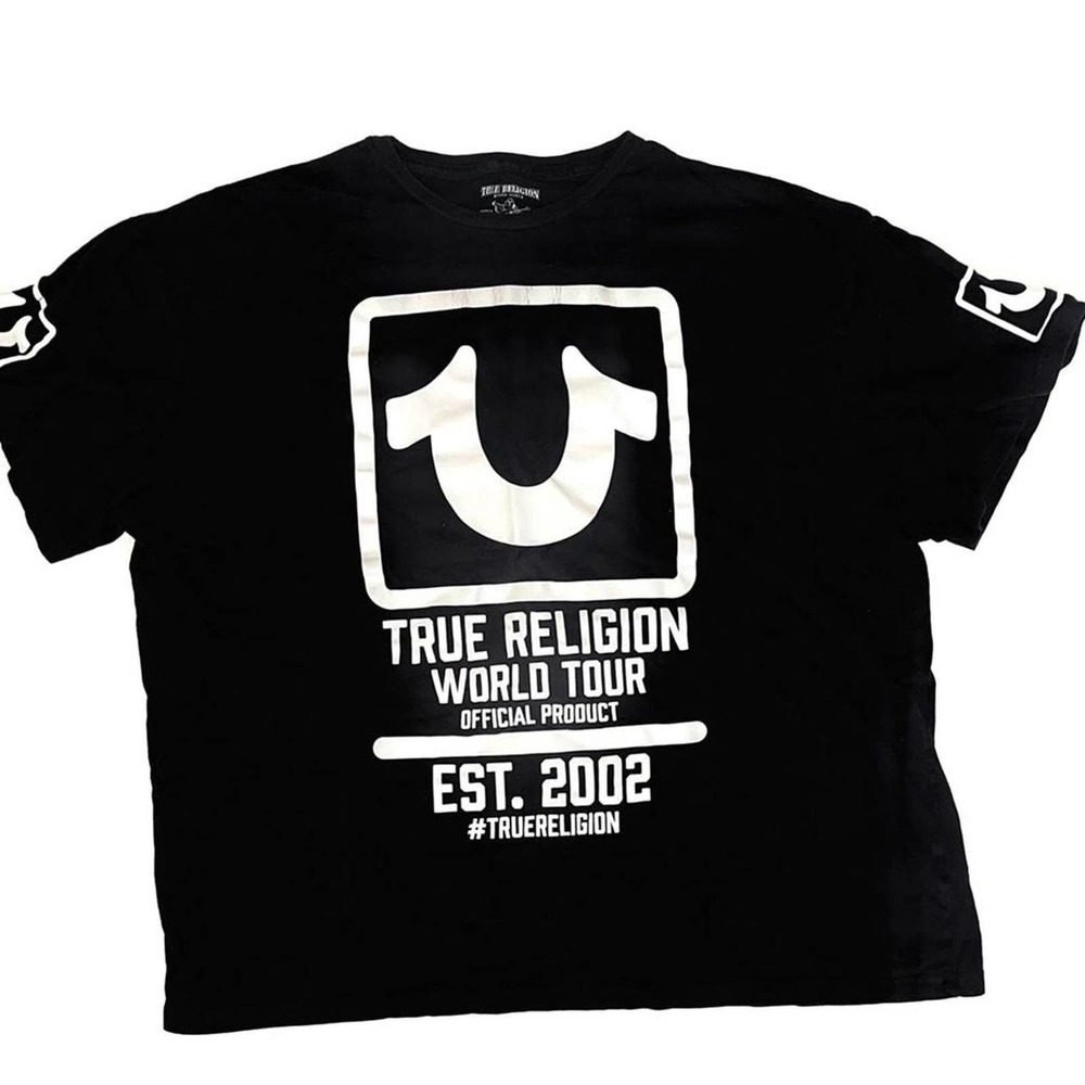 Retro true religion graphic t shirt